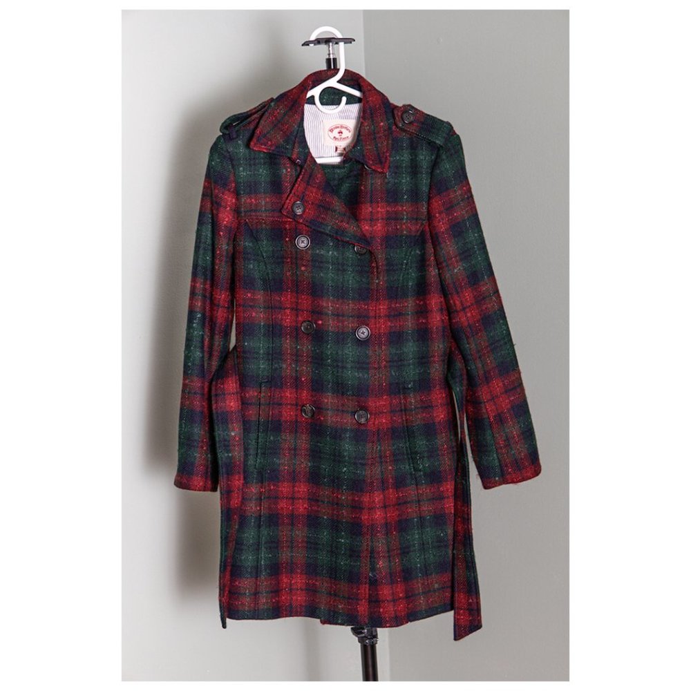 Brooks Brothers - Plaid Belted Wool Trench